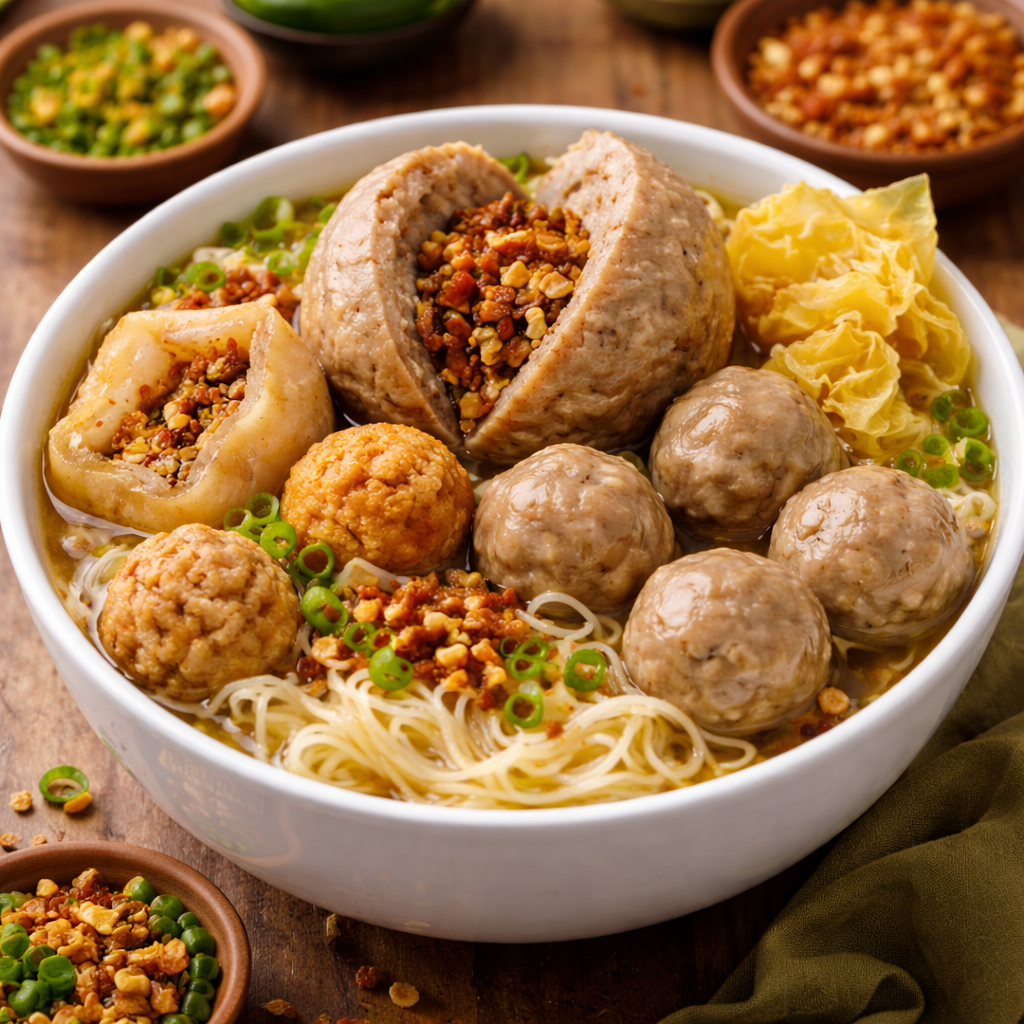 Bakso spesial isi lengkap